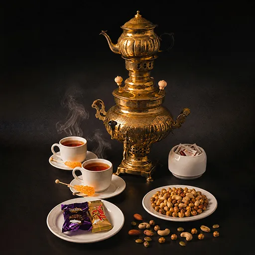 سماور زغالی ۲ نفره