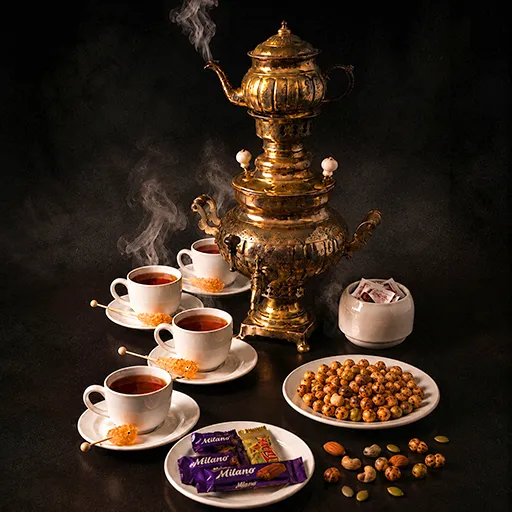 سماور زغالی ۴ نفره