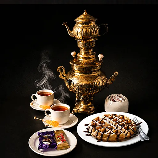 سماور وافل ۲ نفره