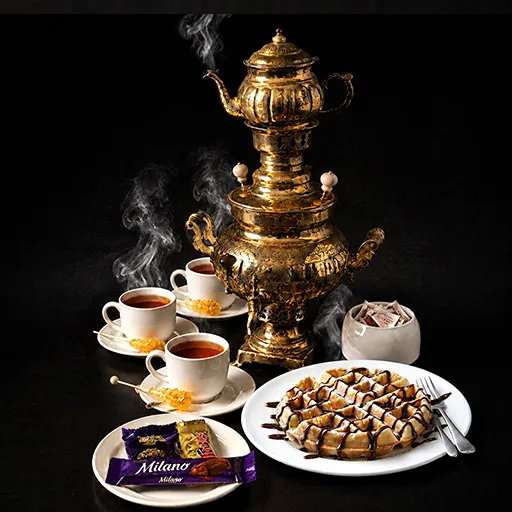 سماور وافل ۳ نفره