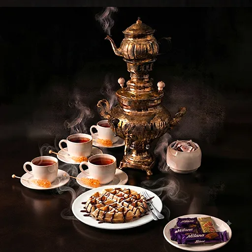 سماور وافل ۴ نفره